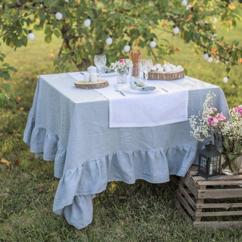 Ruffled Tablecloth