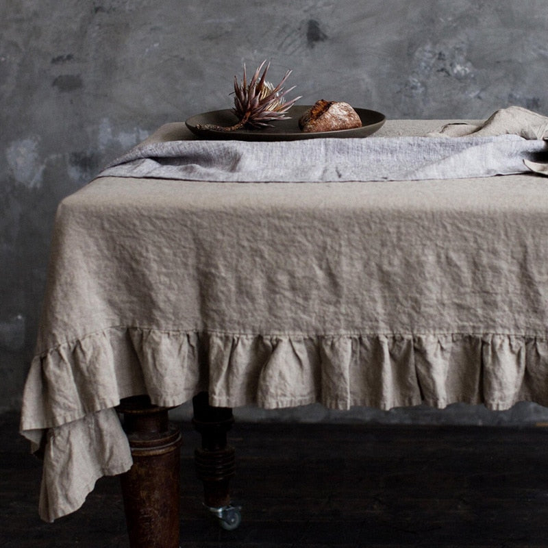 Ruffled Tablecloth