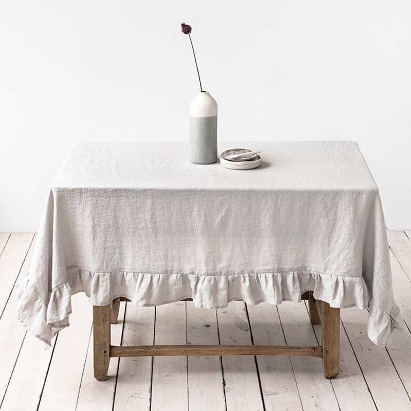 Ruffled Tablecloth