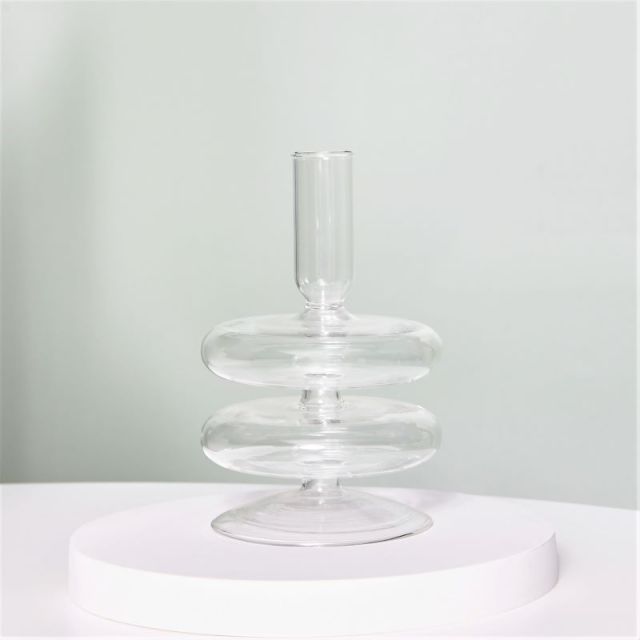 Glass Candle Holder