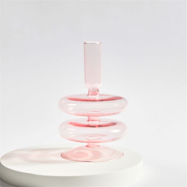 Glass Candle Holder