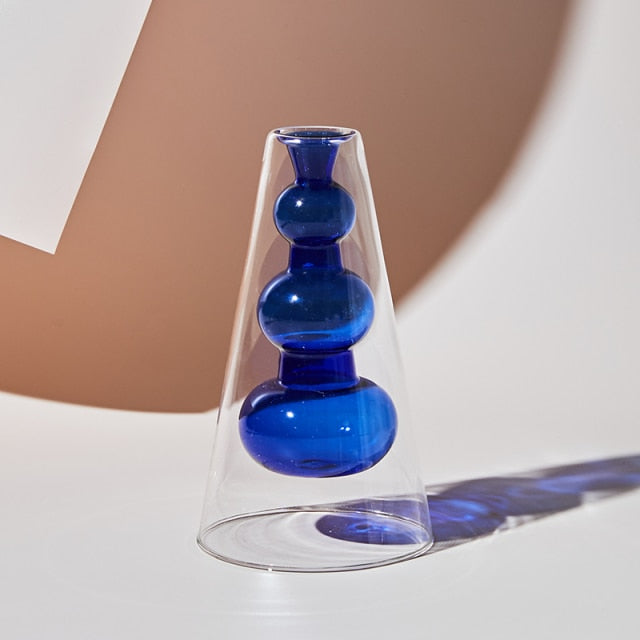 Nordic Colored Glass Vase