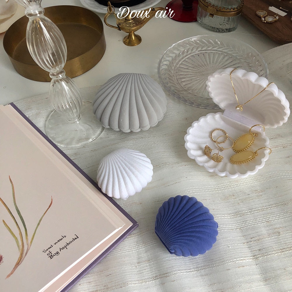 Shell Jewelry Box Storage