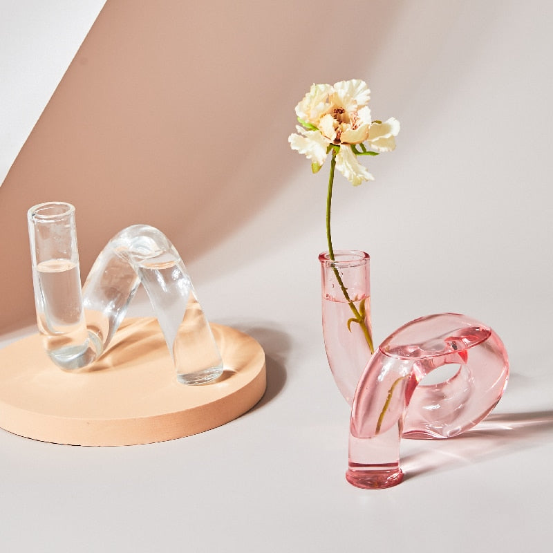 Glass Vase / Candle Holder