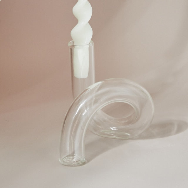 Glass Vase / Candle Holder