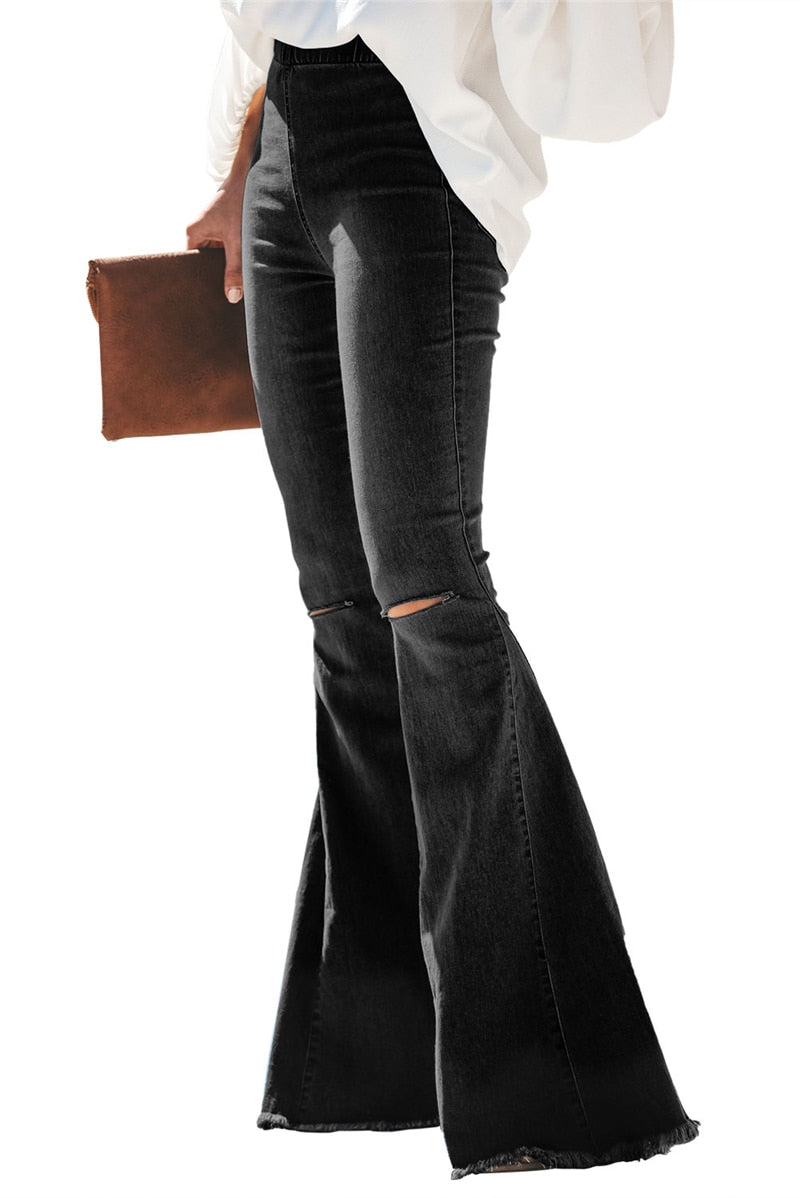 High Waist Flare Jeans